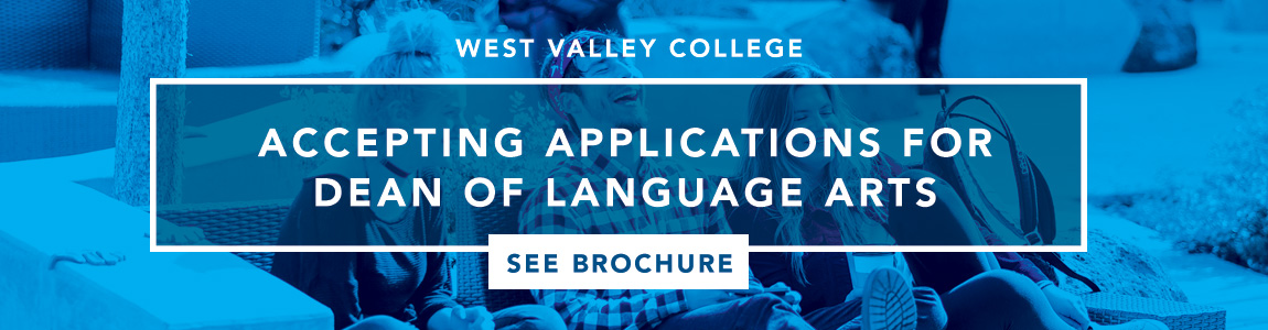 banner for Dean of Language Arts Recruitment banner for Dean of Language Arts Recruitment