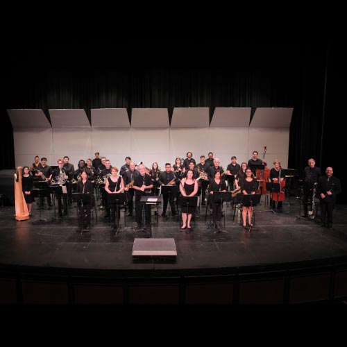 Instrumental and Jazz students performing at West Valley College