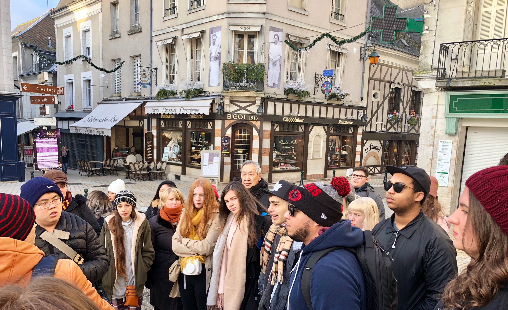 West Valley College students in France