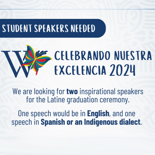 Speakers needed for Latine graduation ceremony