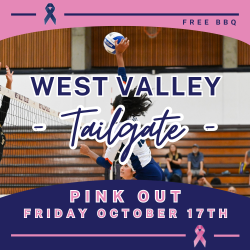 west valley student playing volleyball