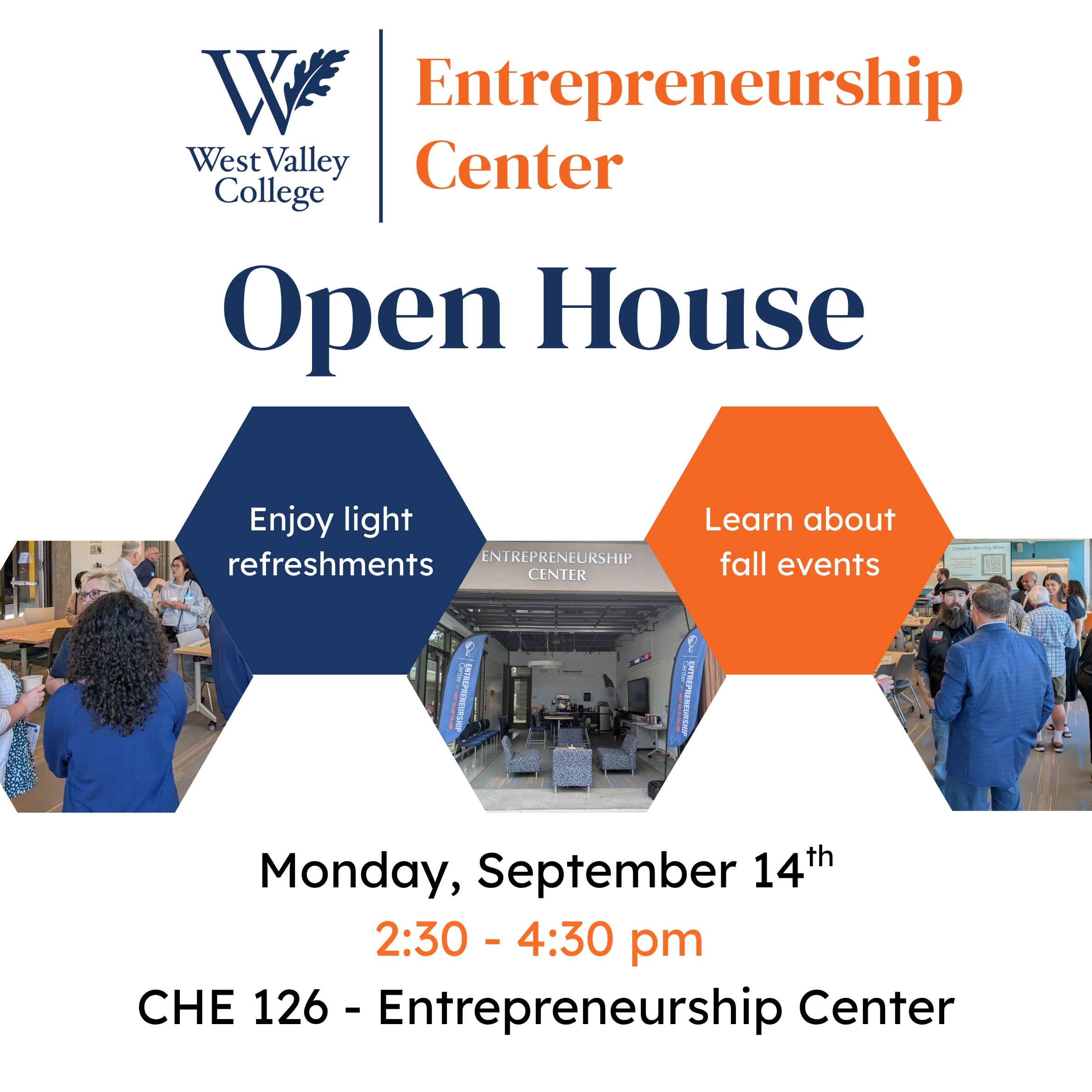 E-Center Open House September 14th