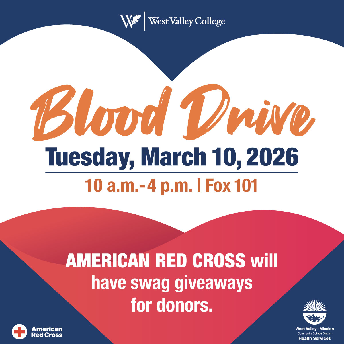 blood drive graphic in shape of a heart