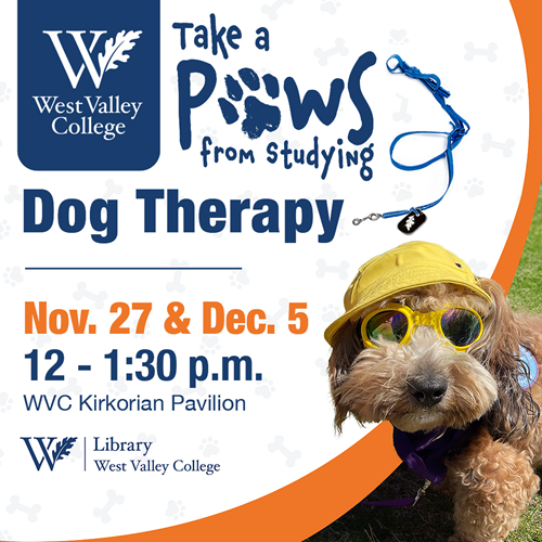 poster of smiling dog with goggles and a hat.