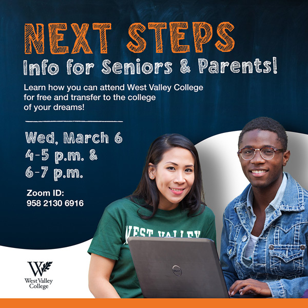 Next Steps with two smiling students