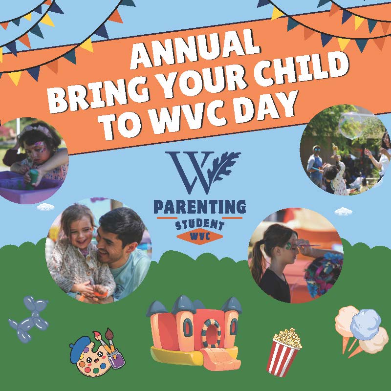 pictures of kids blowing bubbles and facepaint with a light blue sky and grass background