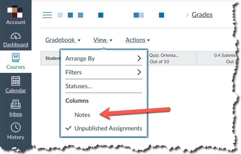 Canvas Notes