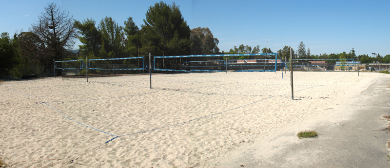 Sand Volleyball courts at West Valley College