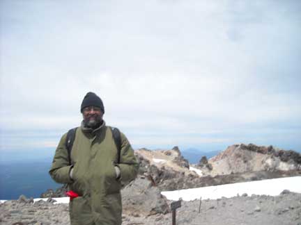 Photo of Mel on the Summit of Mount Lassen Photo of Mel on the Summit of Mount Lassen