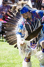 Beautiful photo of a Native American dancer tracking Beautiful photo of a Native American dancer tracking