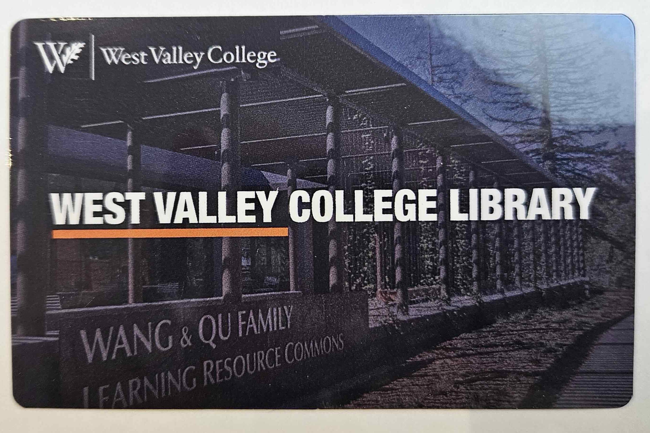 west valley college library community borrower card