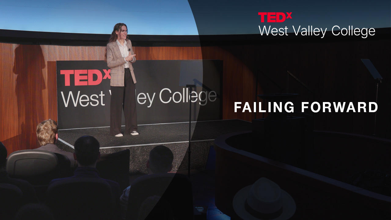 failing forward ted talk with pinkney on stage