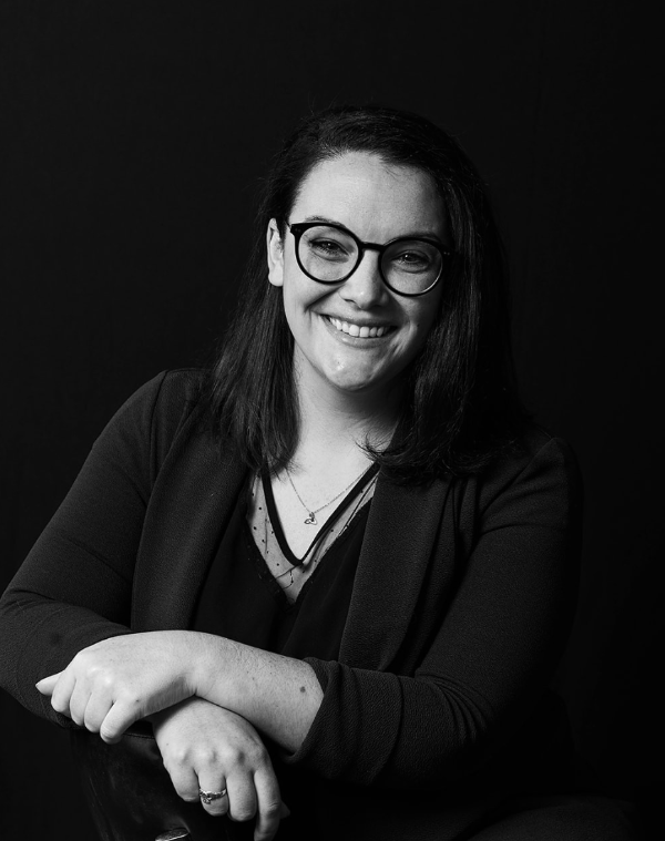 black and white portrait of maritza spieller