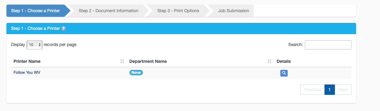 Choose a Printer Choose a Printer