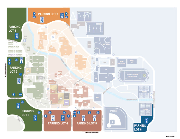 Parking Lot Map