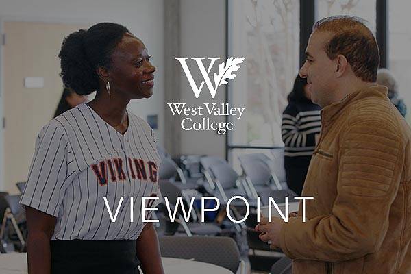 West Valley College President in coversation
