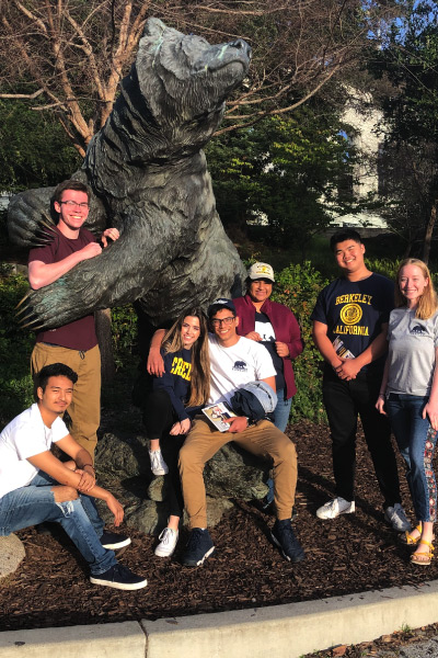 Students visiting Berkeley