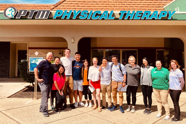 Students visit PTM Physical Therapy