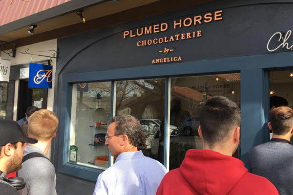 Students Visit the Plumed Horse