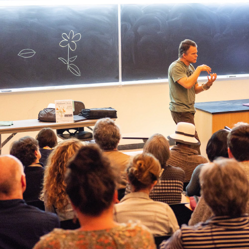 Lecture in Science classroom