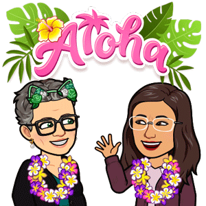 Nichola and Janis bitmoji