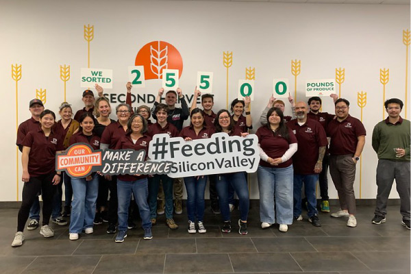 West Valley volunteer group at Second Harvest