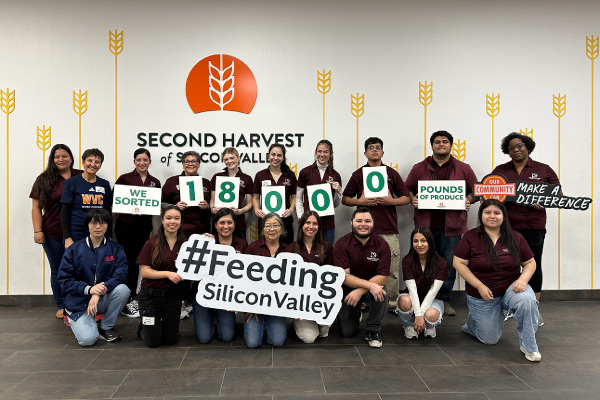 West Valley volunteer group at Second Harvest