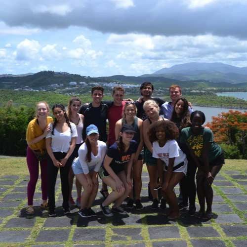 West Valley Service Learning students in Puerto Rico