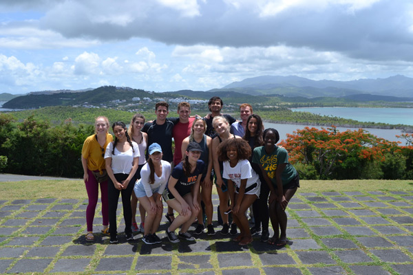 Service Learning group in Puerto Rico