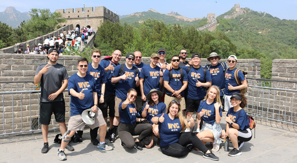 Study Abroad students in China