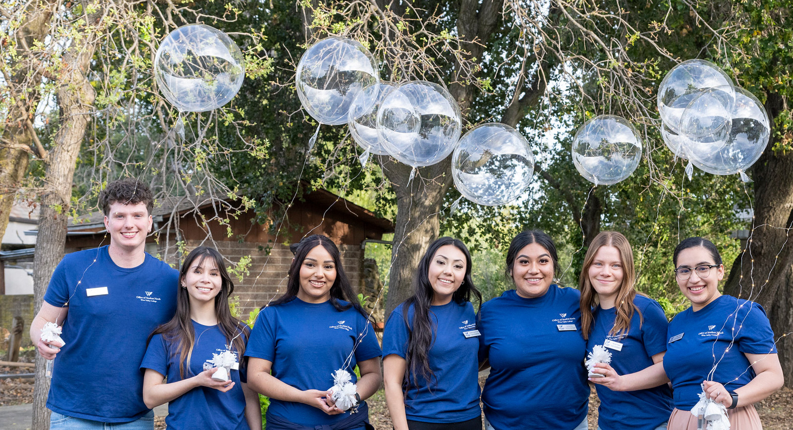 Ambassador group with balloons