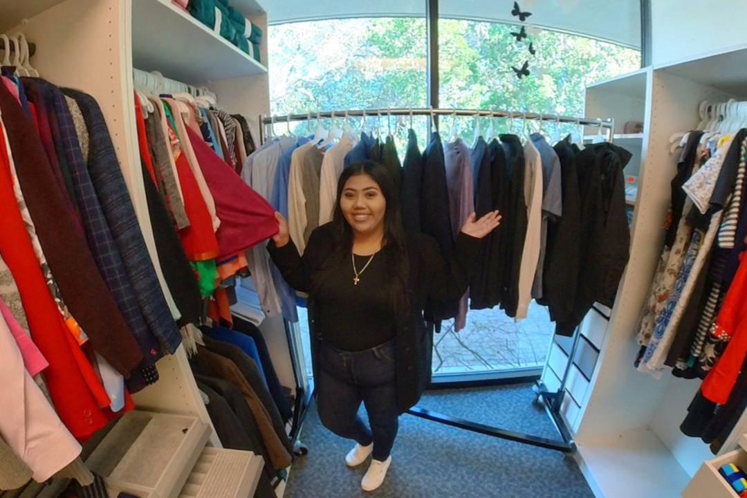 the closet