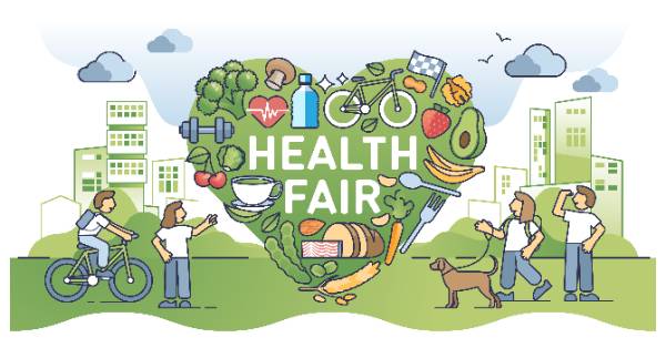 health fair stock