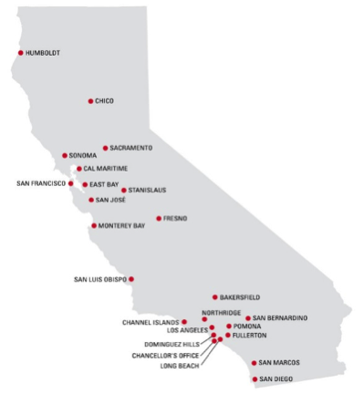 CSU map