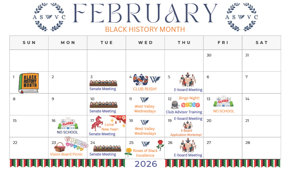 february 2026 calendar of events