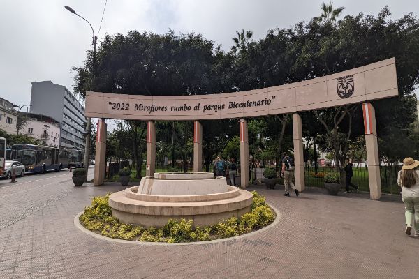 Entrance to John F. Kennedy Park