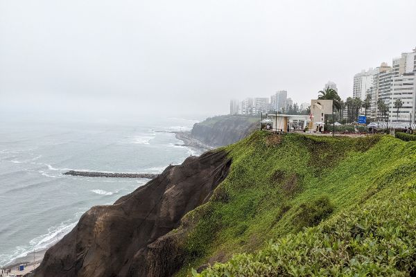 View of Larcomar coast